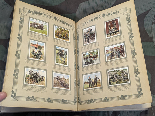 Die Deutsche Wehrmacht Cigarette Card Album Complete