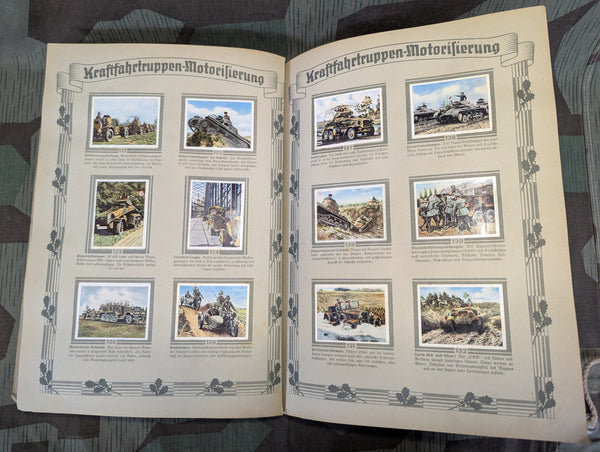 Die Deutsche Wehrmacht Cigarette Card Album Complete