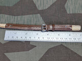15mm Dark Brown Leather Watch Band