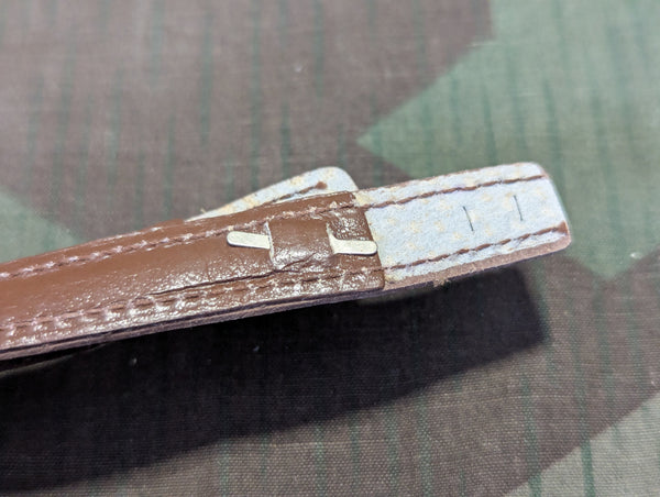 15mm Dark Brown Leather Watch Band