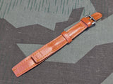 15mm Light Brown Leather Watch Band