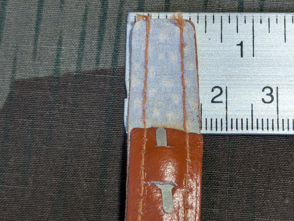 15mm Light Brown Leather Watch Band