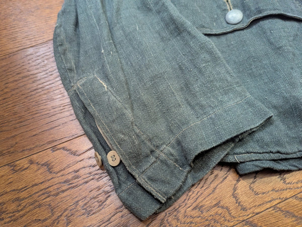 M43 HBT NCO Tunic with Original Insignia