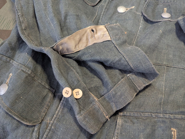 M43 HBT NCO Tunic with Original Insignia