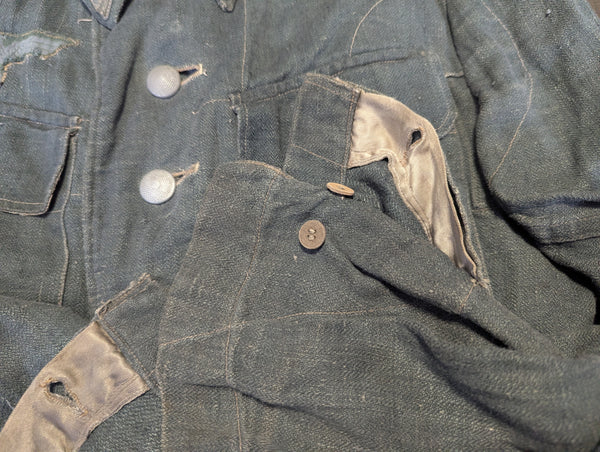 M43 HBT NCO Tunic with Original Insignia