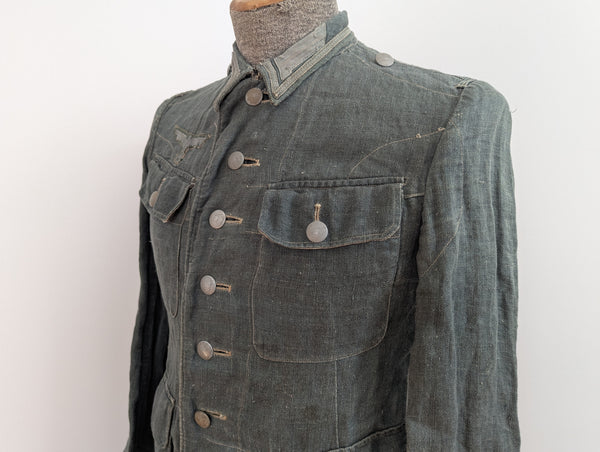 M43 HBT NCO Tunic with Original Insignia