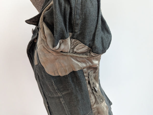 M43 HBT NCO Tunic with Original Insignia