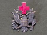 WWI American Red Cross Men's Officer Cap Badge