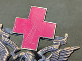 WWI American Red Cross Men's Officer Cap Badge