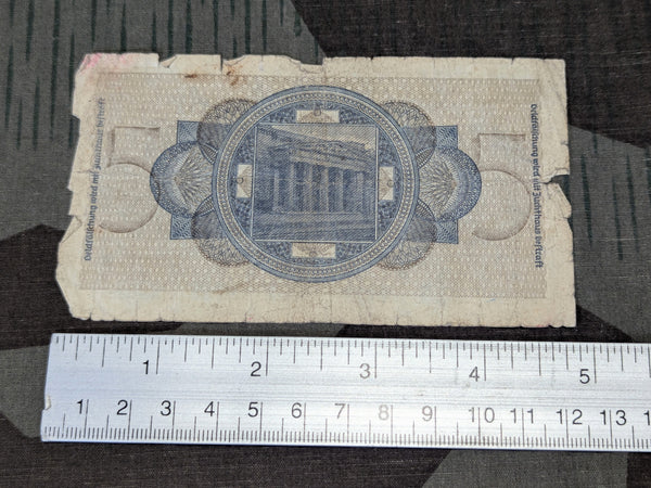 Fünf Reichsmark Note