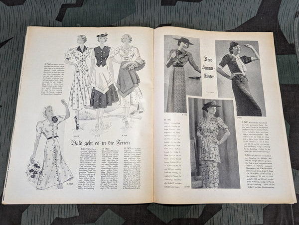 Was Ihr Wollt Magazine Heft 11 1937 With Dress Pattern