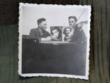 4 Photos of Luftwaffe Soldiers Playing Piano and Violin
