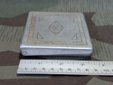 German Aluminum PW Cigarette Case Russland 1946