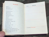 1944 Paris Wehrmacht Pocket Calendar