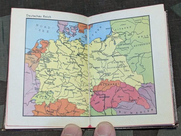 1944 Paris Wehrmacht Pocket Calendar