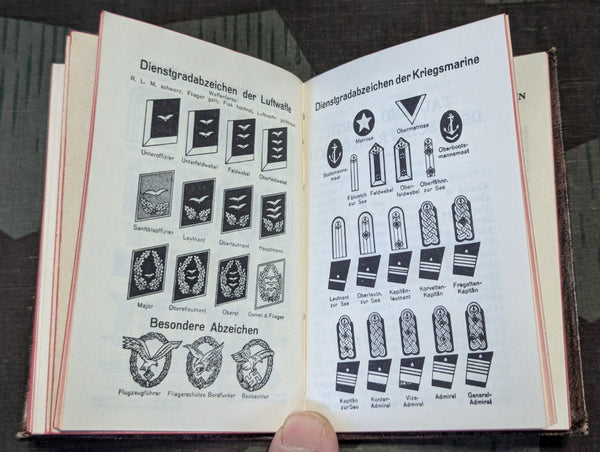 1944 Paris Wehrmacht Pocket Calendar