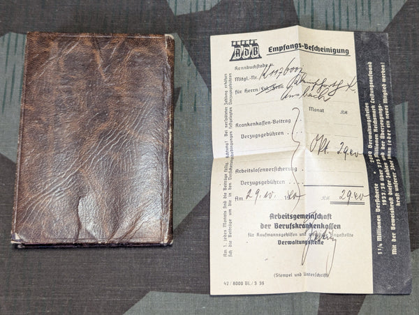 1944 Paris Wehrmacht Pocket Calendar