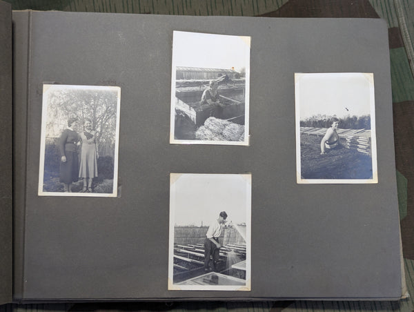 Mostly Civilian German Photo Album 118 Photos (Some HJ, RAD & Wehrmacht Soldiers)