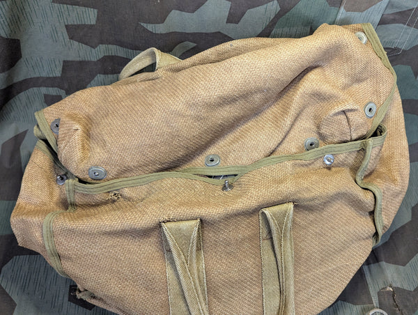 German Parachute Bag and Shredded Material