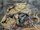 German Parachute Bag and Shredded Material