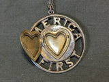America First Locket Necklace