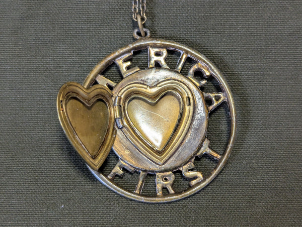 America First Locket Necklace
