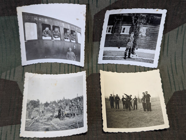 Lot of 4 Wehrmacht and SS TK Photos