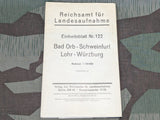1924 German Map (Bad Orb - Schweinfurt - Lohr - Würzburg)