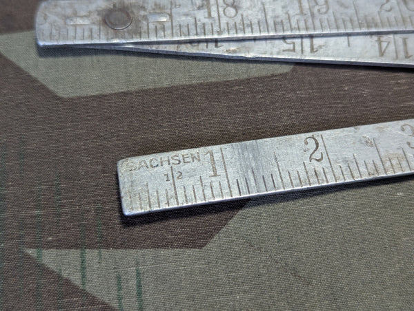 2 Meter Sachsen Folding Measuring Stick Ruler (Inches and Centimeters)