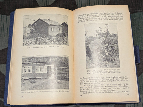 1935 Kleingärtner und Kleinsiedler Calendar Book for Small Gardens