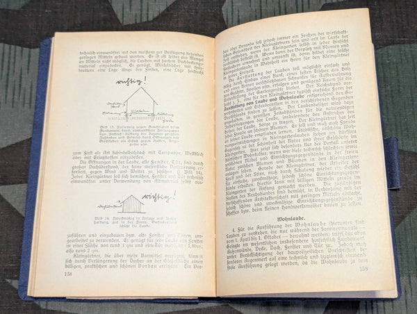 1935 Kleingärtner und Kleinsiedler Calendar Book for Small Gardens