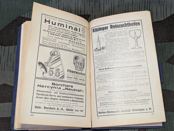 1935 Kleingärtner und Kleinsiedler Calendar Book for Small Gardens