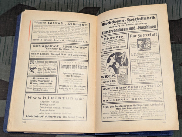 1935 Kleingärtner und Kleinsiedler Calendar Book for Small Gardens