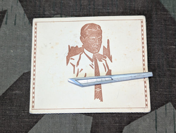 German Tie Clip on Card