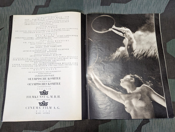 Film Kurier Magazine Olympia Leni Riefenstahl