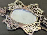 Handpainted Porcelain Cameo Necklace