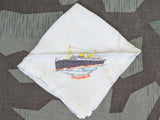 1930s Norddeutscher Lloyd Columbus Cruise Ship Hankie