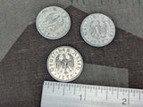 Lot of Three 50 Reichspfennig Coins 1935