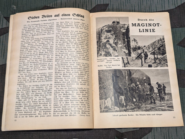 Siegeszug durch Frankreich Kleine Kriegshefte Nr.5/6