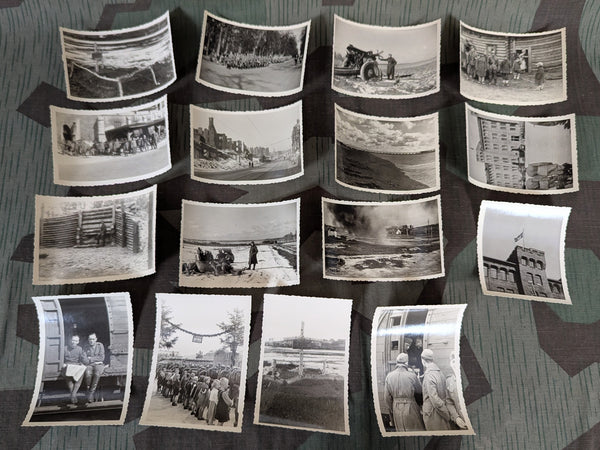 Lot of 16 Original Wehrmacht Photos