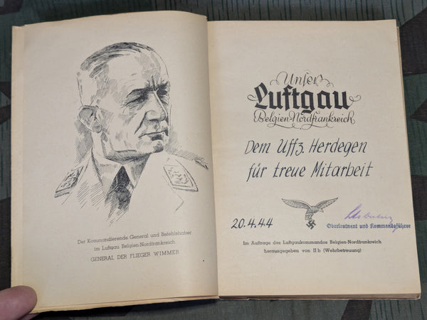 Unser Luftgau Belgian-Nordfrankreich Book 1944