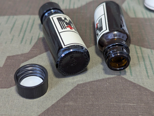 DRK Glass Pill Bottles