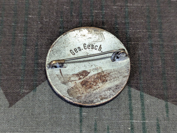 Original Enameled DRK Helferin Brooch