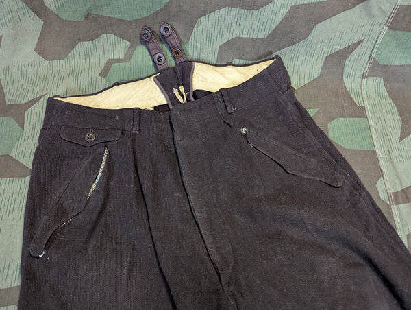 German Brown Wool Plus Four Trousers (32" Waist)