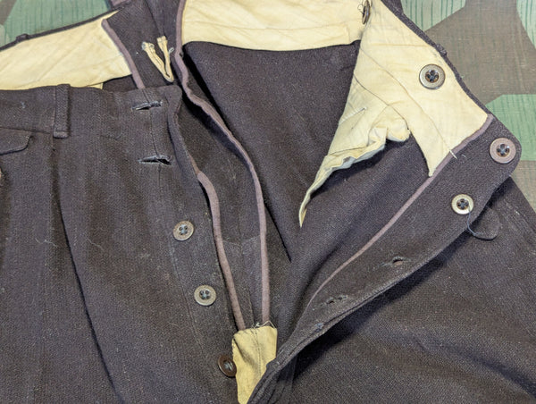 German Brown Wool Plus Four Trousers (32" Waist)