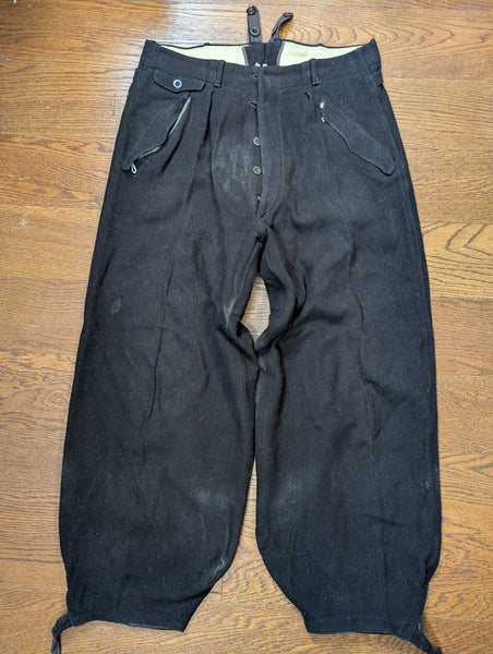 German Brown Wool Plus Four Trousers (32" Waist)