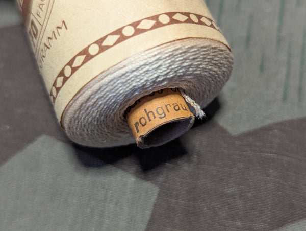 Original German Thread MEZ Z-twist Ersatz Raw Gray