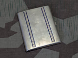 1924 Inscribed Alpacca Cigarette Case