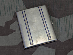 1924 Inscribed Alpacca Cigarette Case