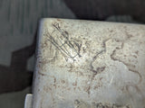 1924 Inscribed Alpacca Cigarette Case